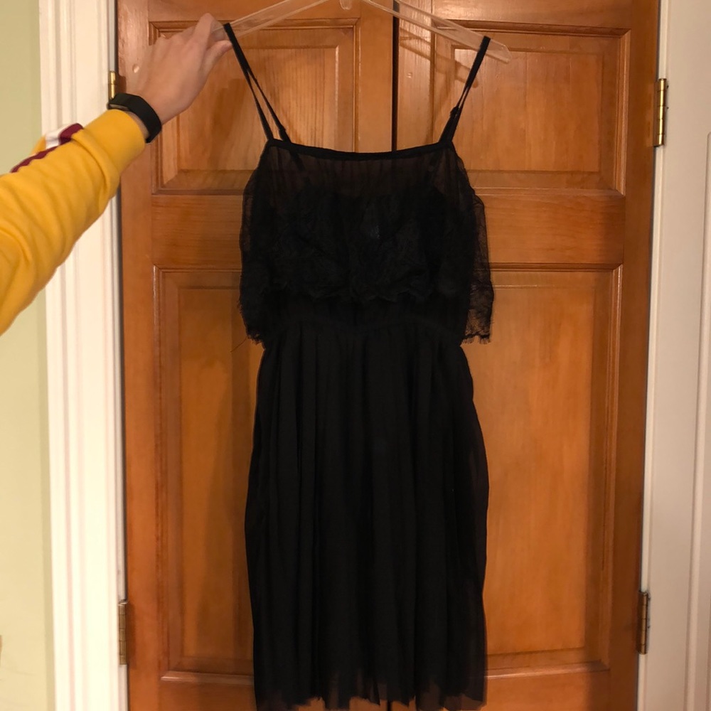 Urban Outfitters black lace dress